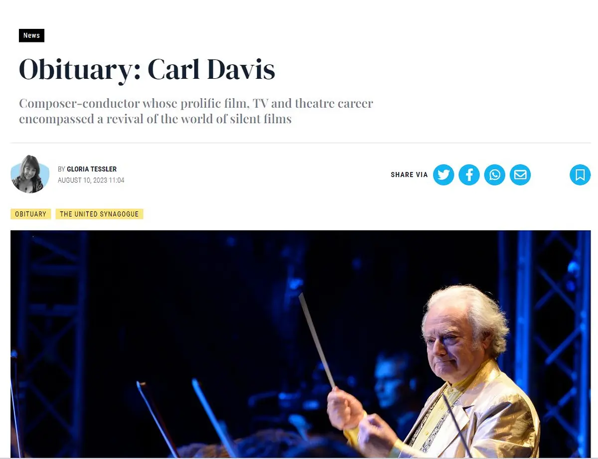 Jewish Chronicle obituary