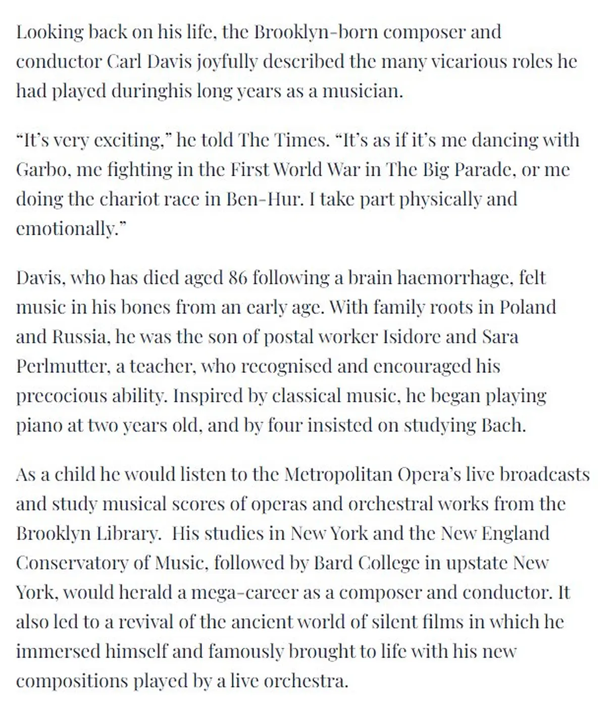 Jewish Chronicle obituary continued